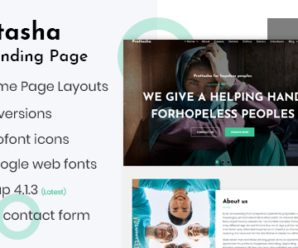 Prottasha – Bootstrap Charity Landing Page