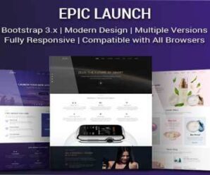 Epic Launch High-Converting Landing Page Template