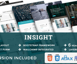 INSIGHT – Multipurpose Responsive HTML Landing Pages