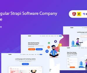 Smooth – Angular Strapi Software Company Landing Page