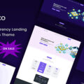 Coeus – Cryptocurrency Landing Page WordPress Theme