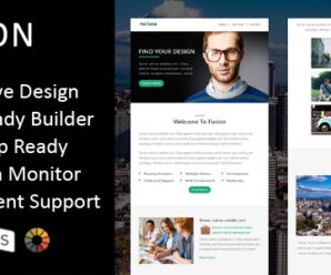 Fusion – Multipurpose Responsive Email Template + Stampready Builder