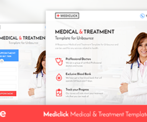 Unbounce Medical Landing Page Template – Mediclick