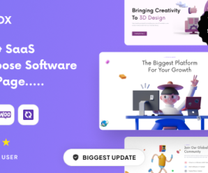 Sofbox v5.0 – Tech & SaaS Multipurpose Software Landing Page