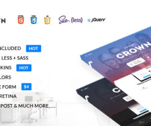 Crown – Multipurpose Responsive Landing Page