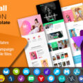 Webwall – Fashion Responsive Email Template + StampReady & CampaignMonitor compatible files