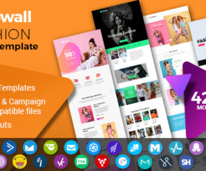 Webwall – Fashion Responsive Email Template + StampReady & CampaignMonitor compatible files