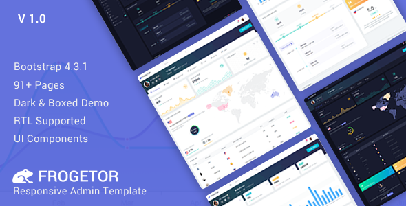 Frogetor - Responsive Admin Dashboard Template - Chopgo