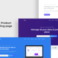 Label Software and App Landing Page Template