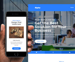 Alpha Email Template + Online Emailbuilder 2.1