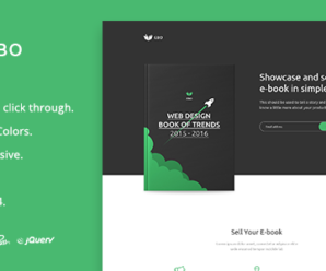 Ebo – Ebook Landing Page  HTML Template