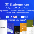 Bizdrone | ICO Crypto Landing & Cryptocurrency WordPress Theme​ with whmcs Template