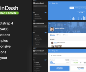 AdminDash – Bootstrap Admin Template