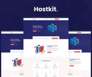 Hostkit – Hosting Services Elementor Template Kit