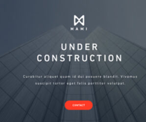 Mami – Under Construction Template