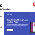 Angland –  Angular 11 App Landing Page