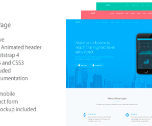 AppX – App Landing Page