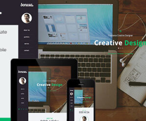 Bonesa – Portfolio One Page Muse Template