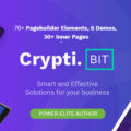 CryptiBIT – Technology, Cryptocurrency, ICO/IEO Landing Page WordPress theme