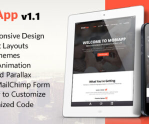 MobiApp – Responsive Mobile App Landing Page