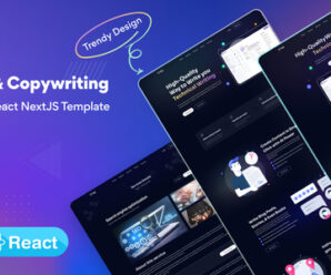 Aai – AI Writer & Copywriting Landing Page React NextJS Template