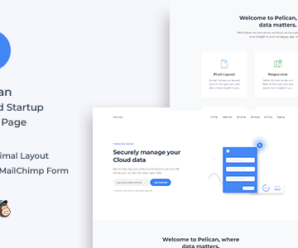 Pelican Startup and Software Landing Page