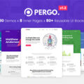 Pergo –  A Multipurpose Landing Pages Pack for Startups, Creatives and Freelancers