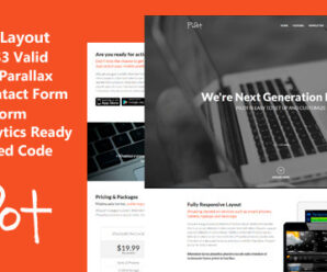 Pilot – Elegant Responsive Landing Page Template