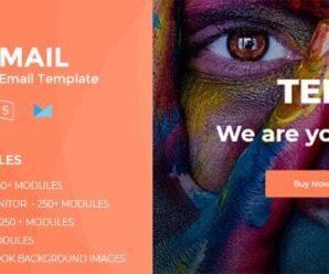 TEMPMAIL – Responsive Email Template (230+ Modules) + Online Stampready Builder