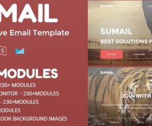 SUMAIL – Responsive Email Template (230+ Modules) + Stampready Builder