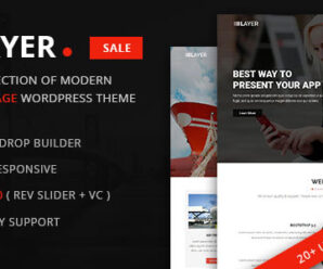 Layer –  SaaS & Startup Landing Page WordPress Theme