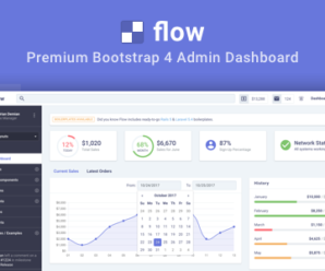 Flow Pro – Bootstrap 4 Admin Dashboard