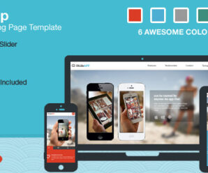 OkidoApp – Responsive, Retina Ready Landing Page