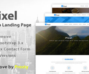 Pixel – App Landing Page