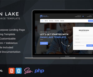 Swan Lake – Lead Generation Marketing Landing Page