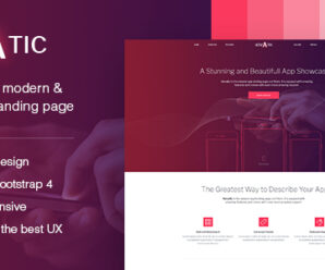 Novatic – App landing page