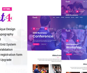 Event4 – Responsive Marketing Landing Pages