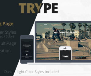 TRYPE – All In One App Landing Page