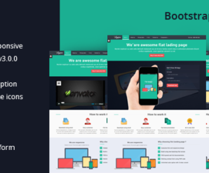 Layapan Bootstrap Flat and Responsive Landing Page