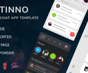 Tinno – Chat Platform HTML5 Template + Landing Page