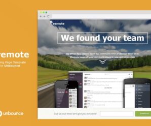 Remote | Unbounce Landing Page with Fullscreen Video Header