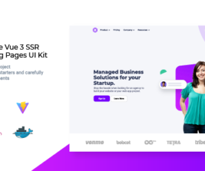 Vulk – Multipurpose Vue 3 SSR SaaS Landing Pages UI Kit