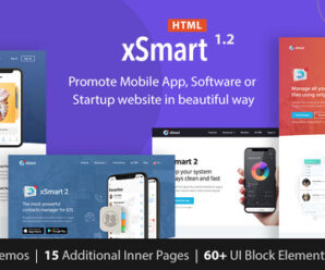 xSmart – App Landing Page Template